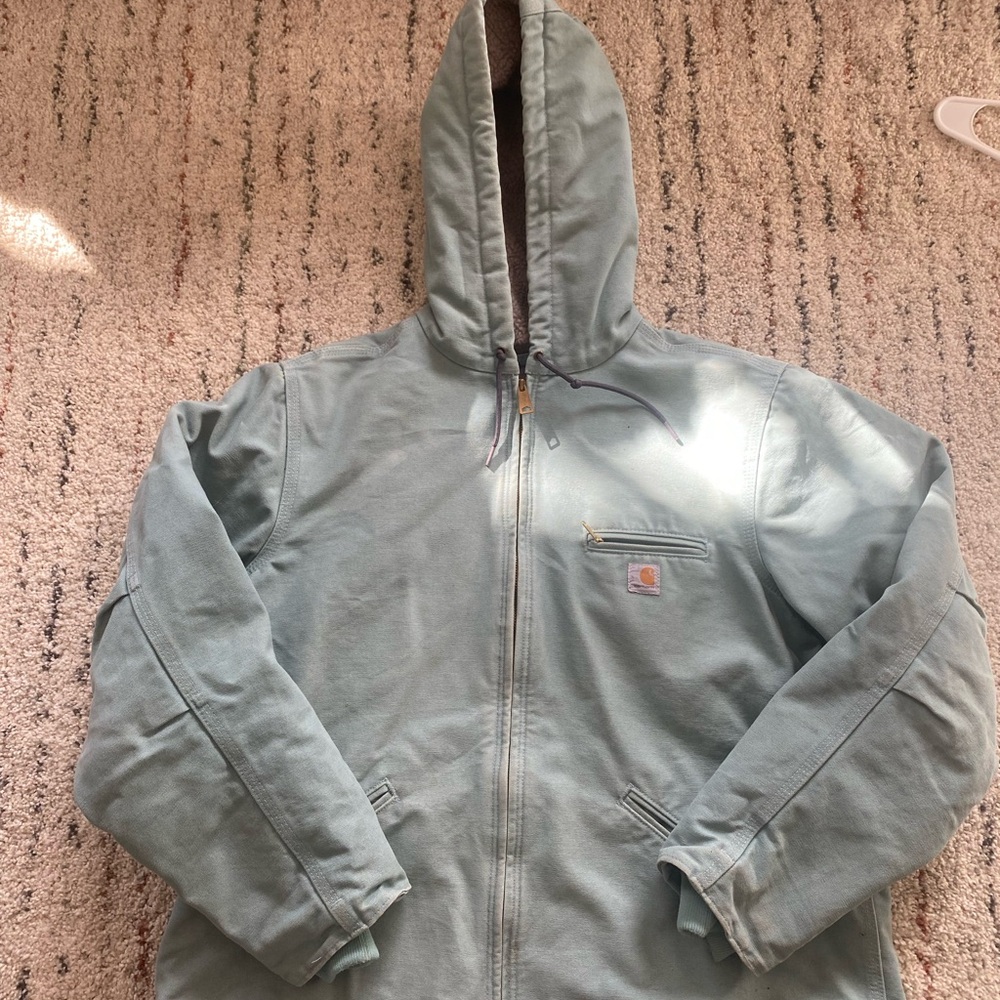 Carhartt Blue Hooded Jacket